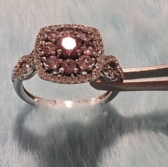 Garnet, color changing ring, size 9, 925 - Picture 1 of 10